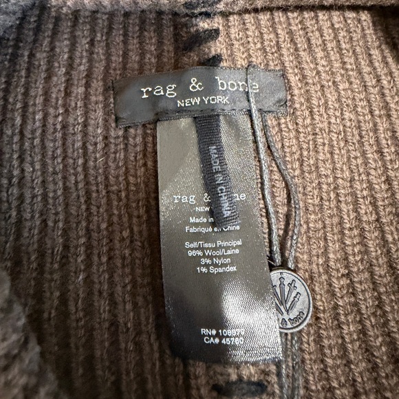 NWT Rag & Bone Slate Brown Clarkson Beanie - Picture 9 of 11